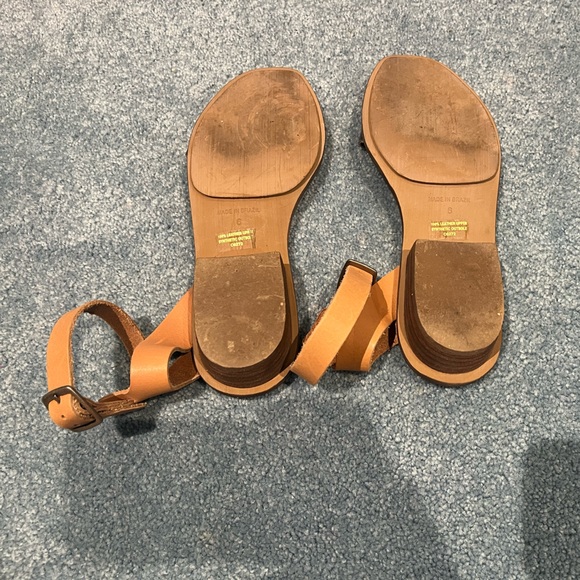 Madewell leather sandals size 6 - Picture 2 of 3